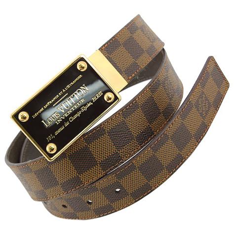 Leather Louis Vuitton Belts for Men 